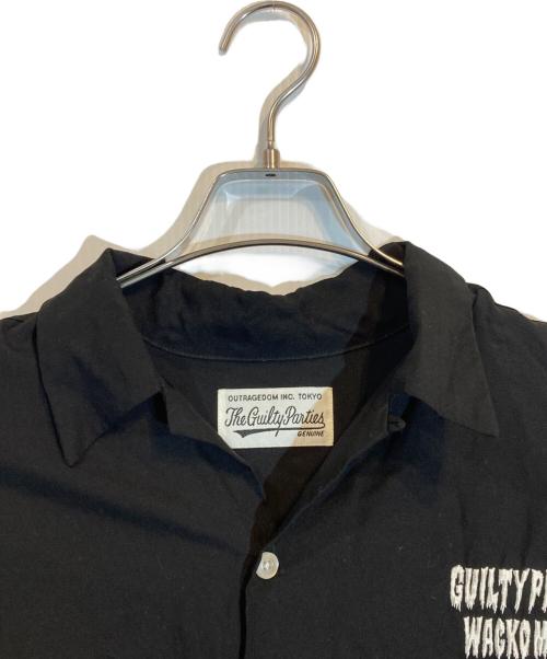 WACKO MARIA（ワコマリア）WACKO MARIA (ワコマリア) 50'S OPEN COLLAR SHIRT L/S (TYPE-2) ブラック サイズ:SIZE Lの古着・服飾アイテム