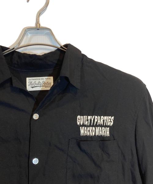 WACKO MARIA（ワコマリア）WACKO MARIA (ワコマリア) 50'S OPEN COLLAR SHIRT L/S (TYPE-2) ブラック サイズ:SIZE Lの古着・服飾アイテム