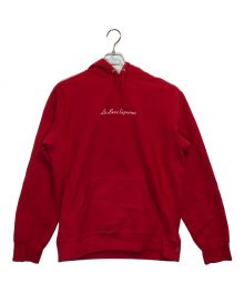 SUPREME（シュプリーム）の古着「Le Luxe Hooded Sweatshirt」｜レッド