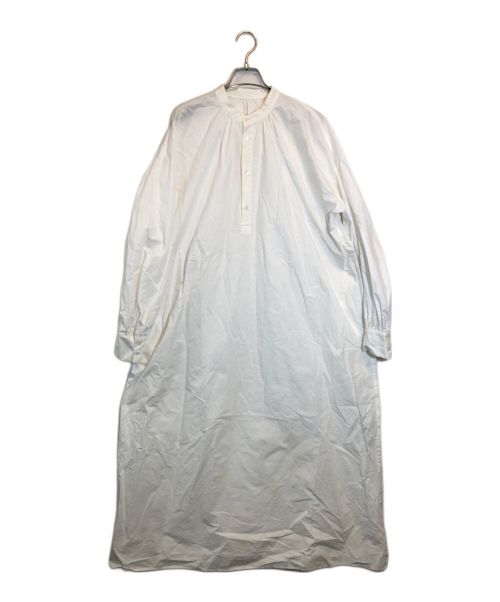 journal standard luxe（ジャーナルスタンダード ラックス）journal standard luxe (ジャーナルスタンダード リュクス) タイプワッシャー パフワンピース ホワイト サイズ:Freeの古着・服飾アイテム