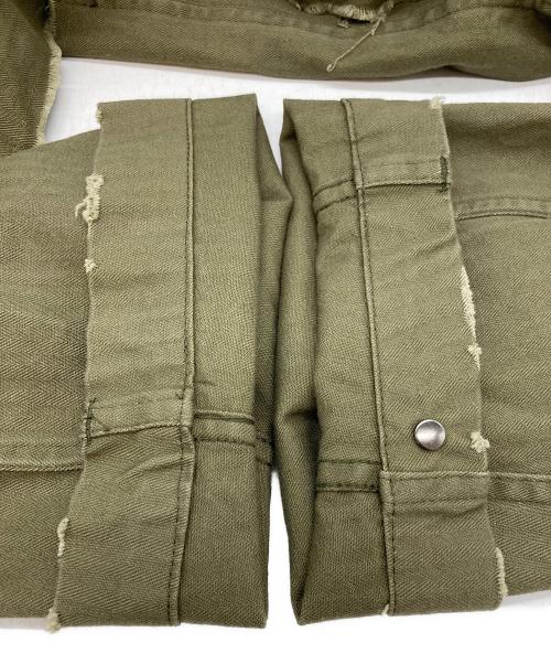 journal standard luxe（ジャーナルスタンダード ラックス）JOURNAL STANDARD LUXE (ジャーナルスタンダード リュクス) リメイクミリタリージャケット カーキ サイズ:SIZE Freeの古着・服飾アイテム