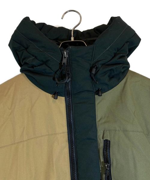 GRIP SWANY（グリップスワニー）GRIP SWANY (グリップスワニー) atmos (アトモス) FIREPROOF DOWN JACKET（ファイヤープルーフダウンジャケット） カーキ サイズ:XLの古着・服飾アイテム
