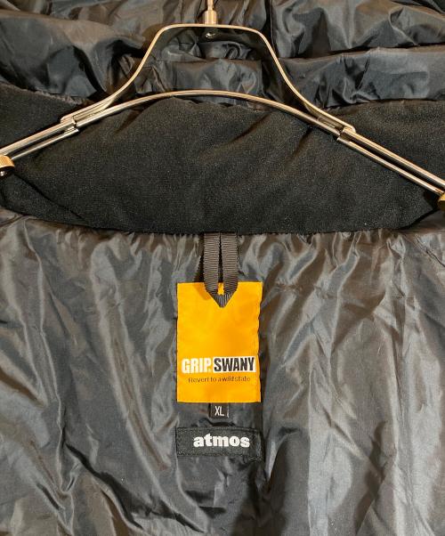 GRIP SWANY（グリップスワニー）GRIP SWANY (グリップスワニー) atmos (アトモス) FIREPROOF DOWN JACKET（ファイヤープルーフダウンジャケット） カーキ サイズ:XLの古着・服飾アイテム