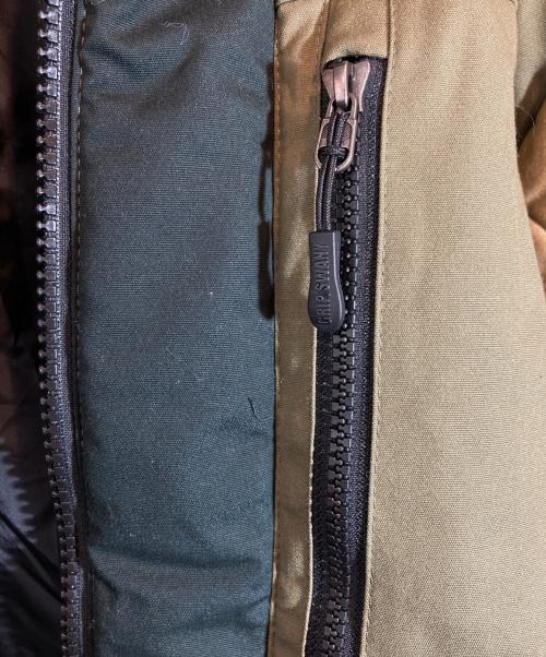 GRIP SWANY（グリップスワニー）GRIP SWANY (グリップスワニー) atmos (アトモス) FIREPROOF DOWN JACKET（ファイヤープルーフダウンジャケット） カーキ サイズ:XLの古着・服飾アイテム