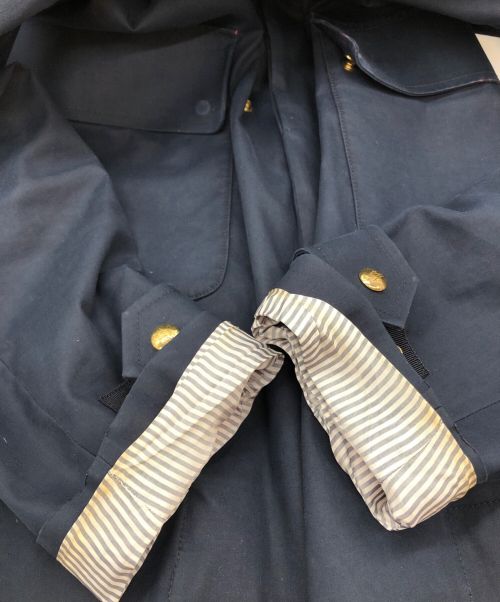 MONCLER GAMME BLEU（モンクレール ガム ブルー）MONCLER GAMME BLEU (モンクレール ガム ブルー) ライナー付トレンチコート ネイビー サイズ:1の古着・服飾アイテム