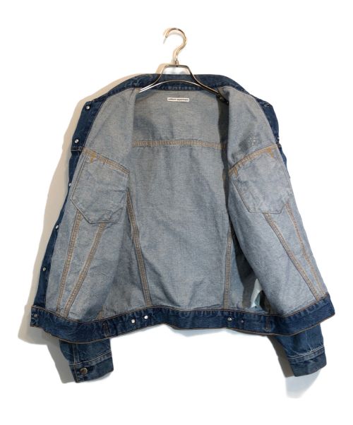 uniform experiment（ユニフォームエクスペリメント）uniform experiment (ユニフォームエクスペリメント) DENIM TRUCKER JACKET インディゴ サイズ:3の古着・服飾アイテム
