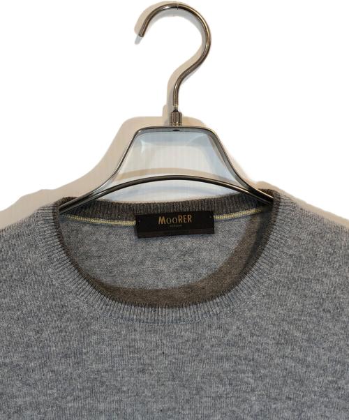 MOORER（ムーレー）MOORER (ムーレー) カシミヤニット グレー サイズ:SIZE 52の古着・服飾アイテム
