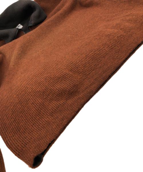 C.P COMPANY（シーピーカンパニー）C.P COMPANY (シーピーカンパニー) ハーフジップニット ブラウン サイズ:SIZE Mの古着・服飾アイテム