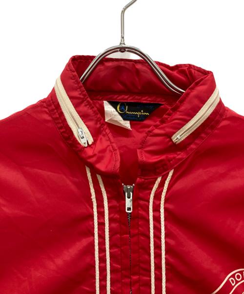Champion（チャンピオン）Champion (チャンピオン) ナイロンジャケット レッド サイズ:Ⅼの古着・服飾アイテム