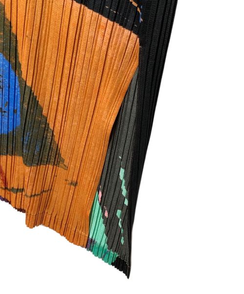 PLEATS PLEASE（プリーツプリーズ）PLEATS PLEASE (プリーツプリーズ) プリーツノースリーブワンピース マルチカラー サイズ:2の古着・服飾アイテム