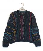 Coogiクージー）の古着「3Dニット」｜ネイビー