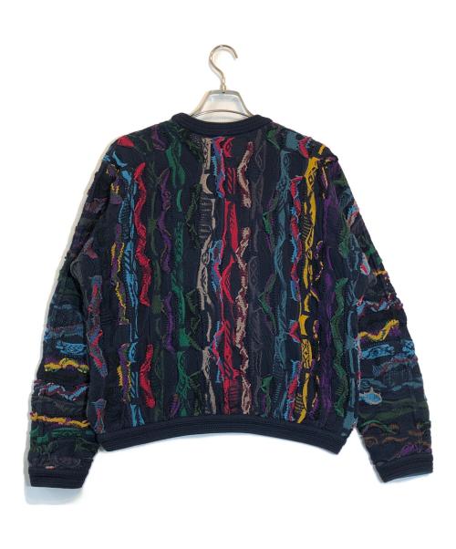 Coogi（クージー）Coogi (クージー) 3Dニット ネイビー サイズ:Sの古着・服飾アイテム