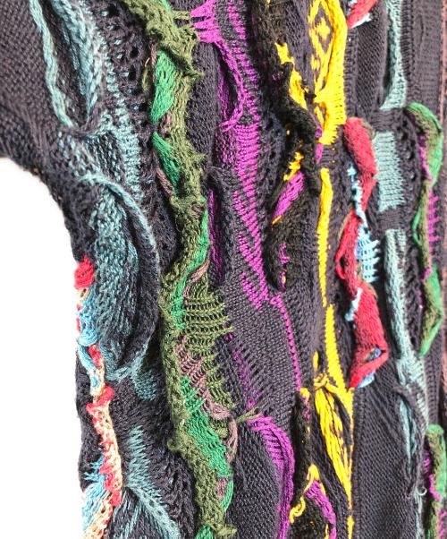 Coogi（クージー）Coogi (クージー) 3Dニット ネイビー サイズ:Sの古着・服飾アイテム