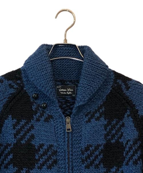 NUMBER (N)INE（ナンバーナイン）NUMBER (N)INE (ナンバーナイン) カウチンニット ネイビー サイズ:３の古着・服飾アイテム