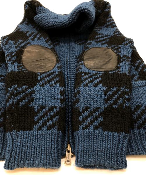 NUMBER (N)INE（ナンバーナイン）NUMBER (N)INE (ナンバーナイン) カウチンニット ネイビー サイズ:３の古着・服飾アイテム