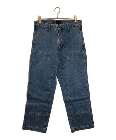 【入手困難】ディセンダント ヴィンテージ加工 デニムパンツ インディゴ サイズ2 中古・古着通販】DESCENDANT (ディセンダント) ダブルニーデニムパンツ