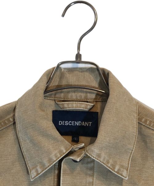 DESCENDANT（ディセンダント）DESCENDANT (ディセンダント) DALLAS DUCK JACKET ブラウン サイズ:SIZE 1の古着・服飾アイテム