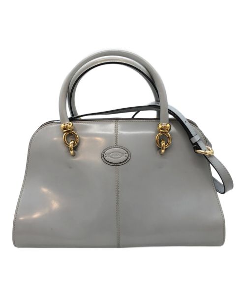 TOD'S（トッズ）TOD'S (トッズ) セラ2WAYバッグ スカイブルーの古着・服飾アイテム