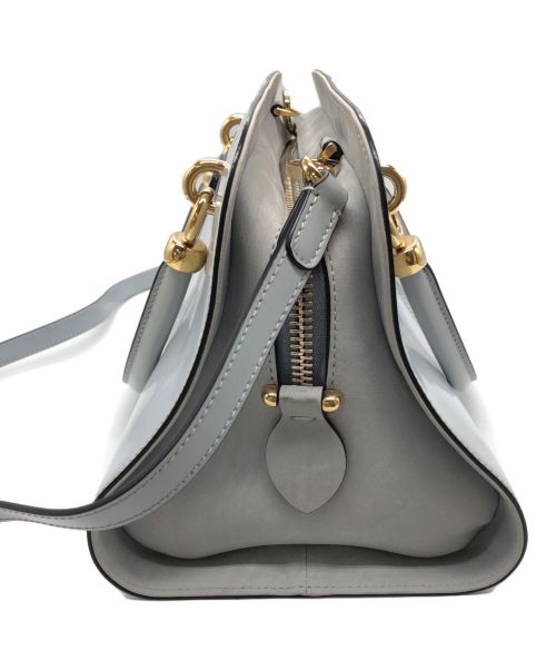 TOD'S（トッズ）TOD'S (トッズ) セラ2WAYバッグ スカイブルーの古着・服飾アイテム