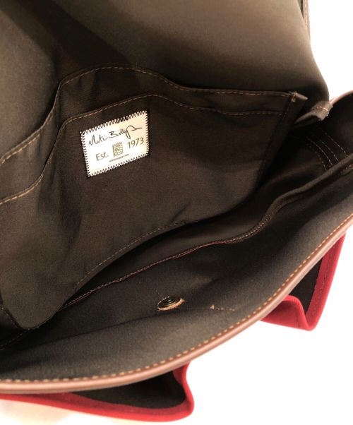 Billingham（ビリンガム）Billingham (ビリンガム) ウィッカムサッチェル スモール レッド サイズ:SMALLの古着・服飾アイテム