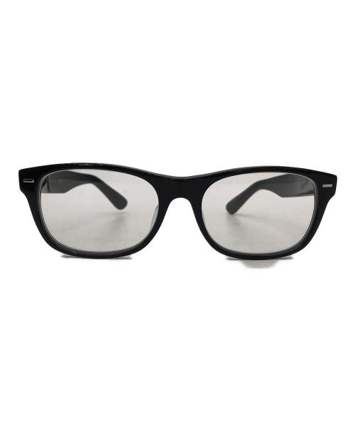 UNCROWD（アンクラウド）UNCROWD (アンクラウド) 伊達眼鏡 ブラックの古着・服飾アイテム