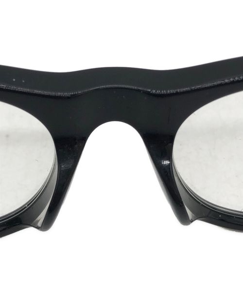 UNCROWD（アンクラウド）UNCROWD (アンクラウド) 伊達眼鏡 ブラックの古着・服飾アイテム