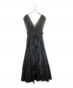 Belle vintageベル ヴィンテージ）の古着「BACKレースUPコルセットレイヤードブラウスⅡ」｜ブラック