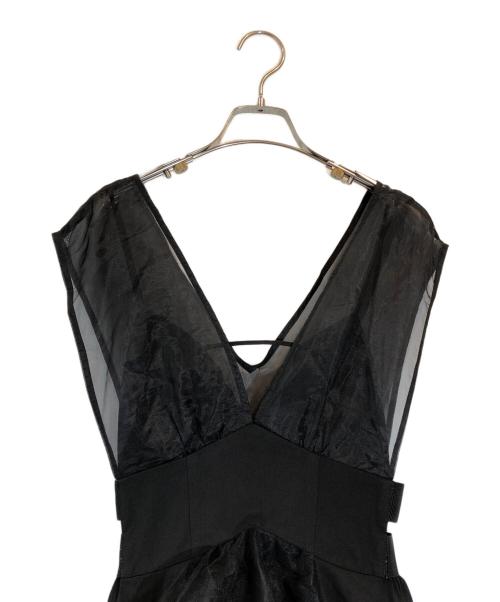 Belle vintage（ベル ヴィンテージ）BELLE VINTAGE (ベル ヴィンテージ) BACKレースUPコルセットレイヤードブラウスⅡ ブラック サイズ:SIZE Freeの古着・服飾アイテム