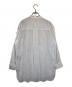 STEVEN ALAN (スティーブンアラン) COTTON VOIL STAND COLLAR SHIRT ホワイト サイズ:SIZE S：3500円