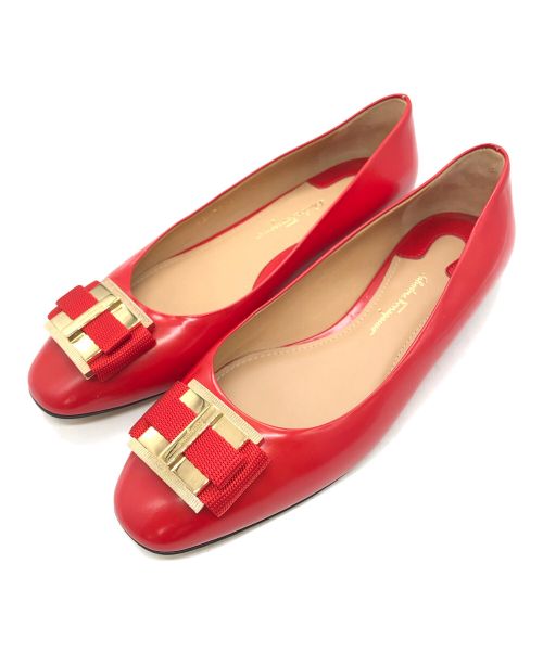 Salvatore Ferragamo（サルヴァトーレ フェラガモ）Salvatore Ferragamo (サルヴァトーレ フェラガモ) パンプス レッド サイズ:SIZE 8の古着・服飾アイテム