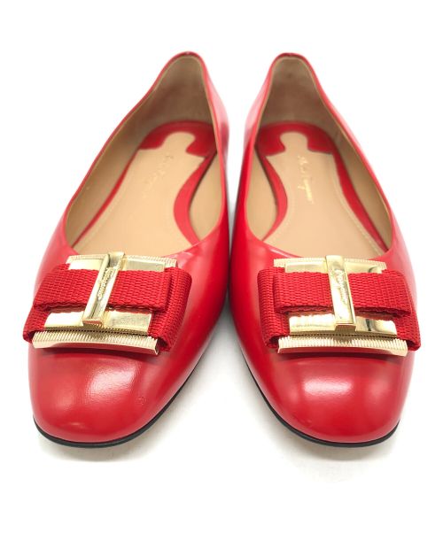 Salvatore Ferragamo（サルヴァトーレ フェラガモ）Salvatore Ferragamo (サルヴァトーレ フェラガモ) パンプス レッド サイズ:SIZE 8の古着・服飾アイテム