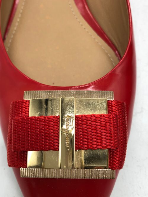 Salvatore Ferragamo（サルヴァトーレ フェラガモ）Salvatore Ferragamo (サルヴァトーレ フェラガモ) パンプス レッド サイズ:SIZE 8の古着・服飾アイテム
