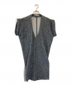 BALENCIAGA PARISバレンシアガ パリス）の古着「スウェットノースリーブワンピース」｜グレー