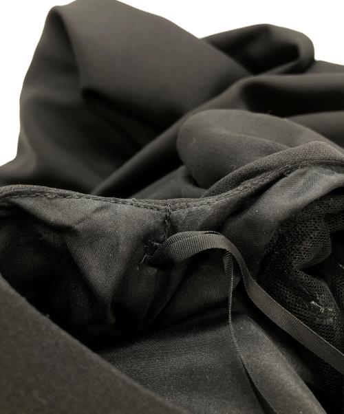 VALENTINO（ヴァレンティノ）VALENTINO (ヴァレンティノ) クレープクチュール ミニドレス ワンピース ブラック サイズ:42の古着・服飾アイテム