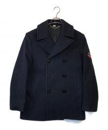 GUCCI（グッチ）の古着「タイガー刺繍Pコート」｜ネイビー
