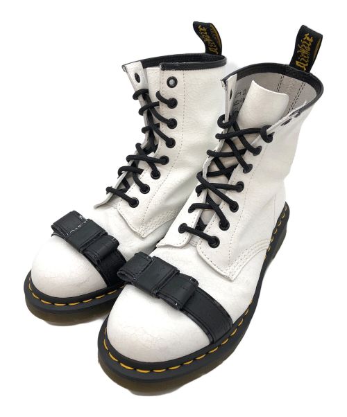 Dr.Martens（ドクターマーチン）Dr.Martens (ドクターマーチン) 8ホールブーツ ホワイト サイズ:UK 6の古着・服飾アイテム