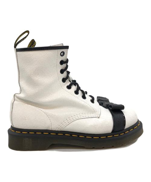 Dr.Martens（ドクターマーチン）Dr.Martens (ドクターマーチン) 8ホールブーツ ホワイト サイズ:UK 6の古着・服飾アイテム