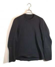 DESCENTE（デサント）の古着「FUSIONKNIT PULLOVER SHIRT」｜ブラック