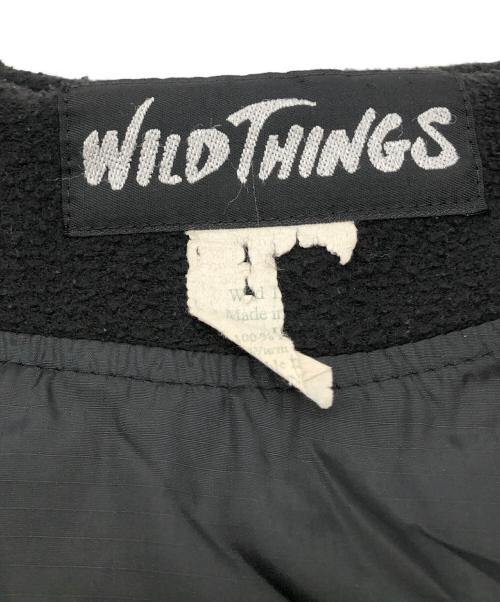 WILD THINGS（ワイルドシングス）WILD THINGS (ワイルドシングス) ノルディックフリースカーディガン ブラック サイズ:下記参照の古着・服飾アイテム