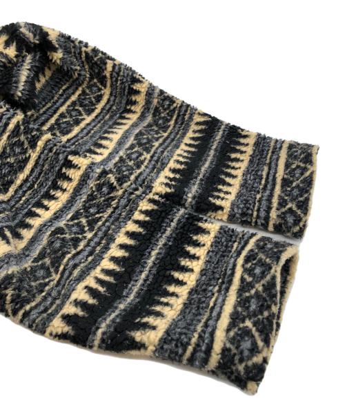 WILD THINGS（ワイルドシングス）WILD THINGS (ワイルドシングス) ノルディックフリースカーディガン ブラック サイズ:下記参照の古着・服飾アイテム