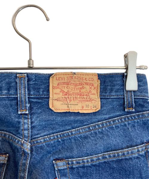 LEVI'S（リーバイス）LEVI'S (リーバイス) デニムパンツ インディゴ サイズ:30-34(表記）実寸ウェスト平置き35cm 股下75cmの古着・服飾アイテム