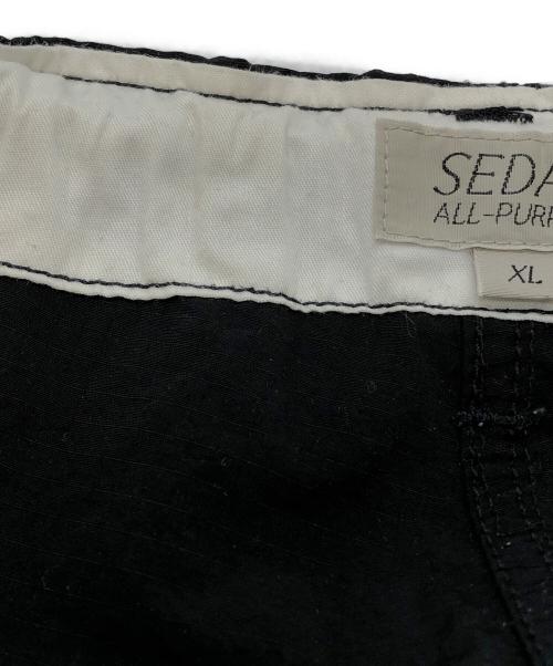 SEDAN ALL-PURPOSE（セダンオールパーパス）SEDAN ALL-PURPOSE (セダンオールパーパス) ナイロンテックパンツ ブラック サイズ:XLの古着・服飾アイテム