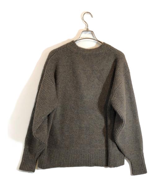 NICENESS（ナイスネス）NICENESS (ナイスネス) GOLDBLUM／ウールアルパカニット ブラウン サイズ:SIZE Mの古着・服飾アイテム