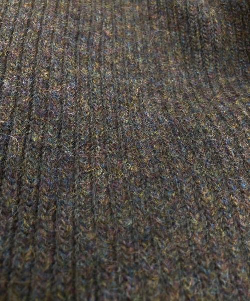 NICENESS（ナイスネス）NICENESS (ナイスネス) GOLDBLUM／ウールアルパカニット ブラウン サイズ:SIZE Mの古着・服飾アイテム