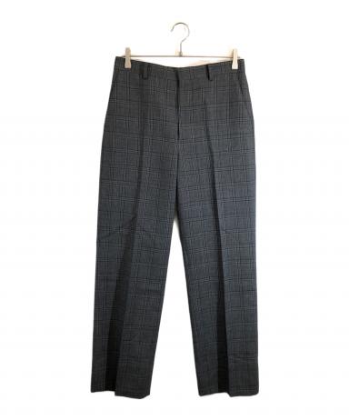 中古・古着通販】AURALEE (オーラリー) BLUEFACED WOOL CHECK SLACKS