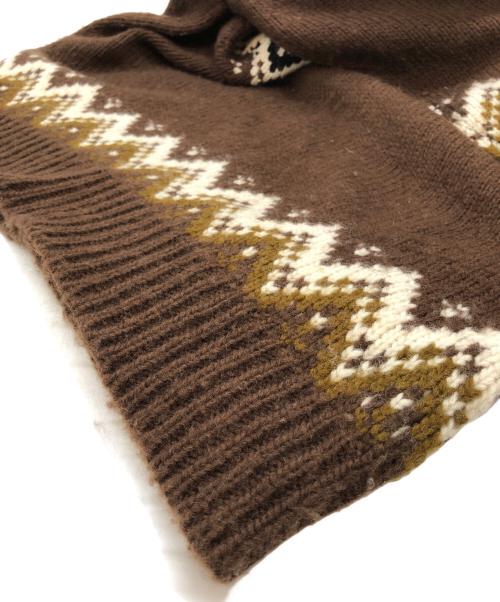 COMME des GARCONS JUNYA WATANABE MAN（コム デ ギャルソン ジュンヤ ワタナベ マン）COMME des GARCONS JUNYA WATANABE MAN (コム デ ギャルソン ジュンヤ ワタナベ マン) ノルディックセーター ブラウン サイズ:Lの古着・服飾アイテム