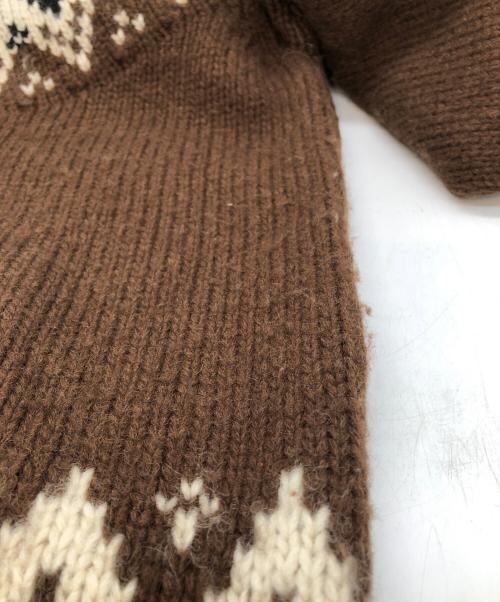 COMME des GARCONS JUNYA WATANABE MAN（コム デ ギャルソン ジュンヤ ワタナベ マン）COMME des GARCONS JUNYA WATANABE MAN (コム デ ギャルソン ジュンヤ ワタナベ マン) ノルディックセーター ブラウン サイズ:Lの古着・服飾アイテム