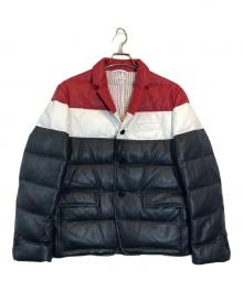 Thom Browne（トムブラウン）の古着「ダウン クラシック シングルブレスト スポーツコート ディアスキン」｜レッド×ネイビー