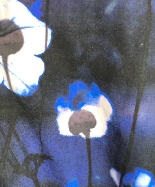 MCQ（マックキュー）MCQ (マックキュー) フラワープリントナイロンジャケット ブルー サイズ:SIZE IT 50の古着・服飾アイテム