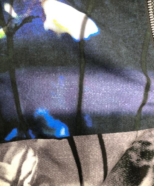 MCQ（マックキュー）MCQ (マックキュー) フラワープリントナイロンジャケット ブルー サイズ:SIZE IT 50の古着・服飾アイテム